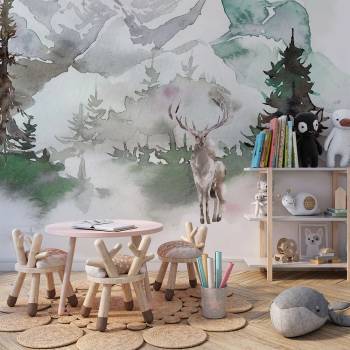 Image 1 of Art Gift Decor Фототапет акварел