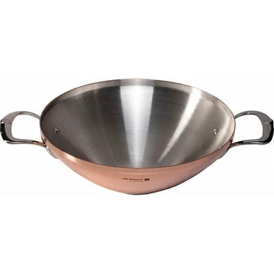de Buyer Měděný Wok na indukci 32 cm