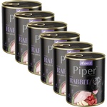Dolina Noteci Консерва Piper Adult с заек и ябълка 6 x 800 г
