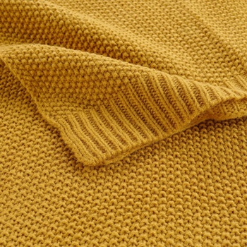 Douceur d'intérieur Koc akryl žltý