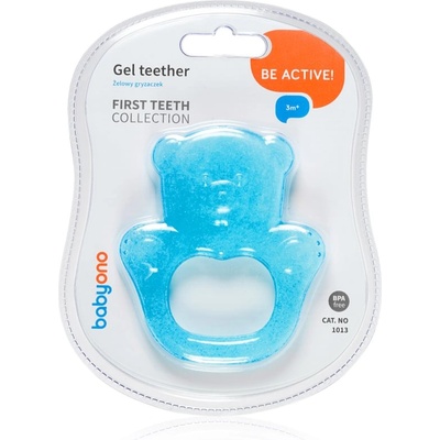 BabyOno Be Active Gel Teether гризалка Blue Bear