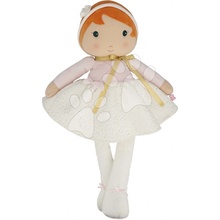 Kaloo Valentine Doll Tendresse 80 cm v bielych šatách z jemného textilu