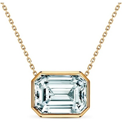 Savicki Náhrdelník žlté zlato, diamant PURE-N-EM-008-DIA-Z