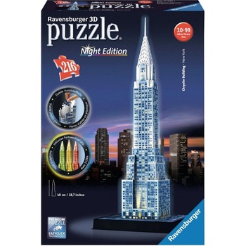Ravensburger 3D Puzzle svítící Chrysler building 216 ks