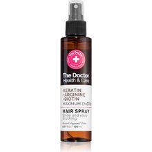 The Doctor Health & Care Keratin + Arginine + Bioton Maximum Energy sprej pro jemné vlasy 150 ml