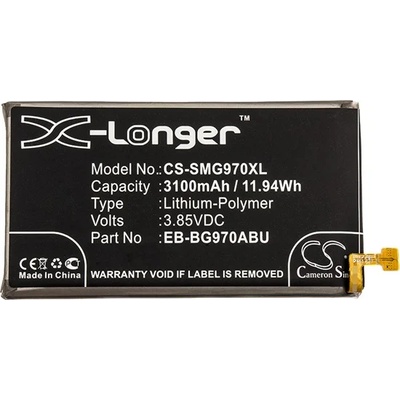 Cameron Sino Samsung S10e CAMERON SINO Li-Polymer батерия 3.85V/3100mAh, съвместима със Samsung EB-BG970ABU, BLACK CS-SMG970XL (CS-SMG970XL)