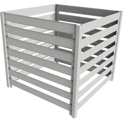 Kompostér z pozink. plechu tl. 1,5 mm, VxŠxH: 950x1030x1030 mm, slevy – Hledejceny.cz