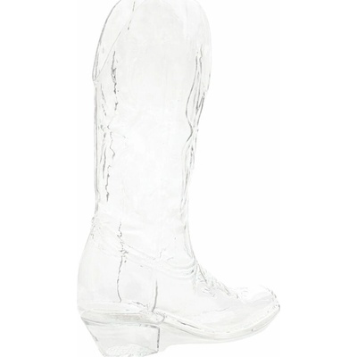 Seletti Váza CRYSTALBOOTIE 28 cm, číra, sklo