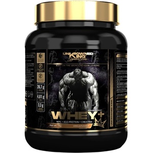 UnKrowned King Whey+ Protein | with Whey Concentrate, Egg Protein & Creatine [1000 грама] Ванилия