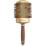 Olivia Garden Expert Blowout Shine Round Brush Gold & Brown 80 mm