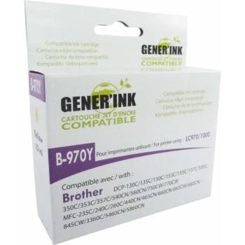 Compatible Съвместима мастилница Generink LC970/1000, BROTHER, Yellow (LF-INK-BROT-LC1000Y-UP)