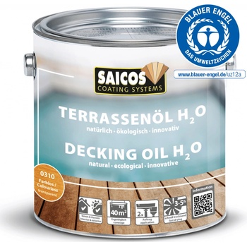 Saicos Terasový olej H2O 10 l Modřín