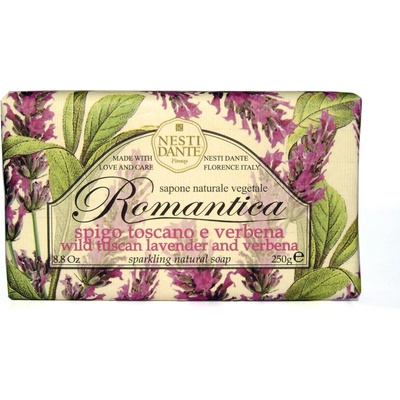 Nesti Dante Romantica mydlo Natural Soap Wild Tuscan Lavender & Verbena 250 g