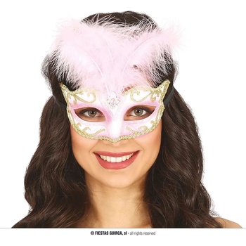 Image 1 of Fiestas Guirca Розово домино с розово перо