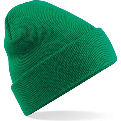 Beechfield zimní čepice Original Cuffed Beanie středně zelená