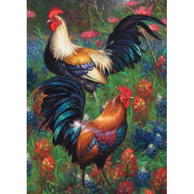 Cobble Hill - Puzzle Roosters - 1 000 piese