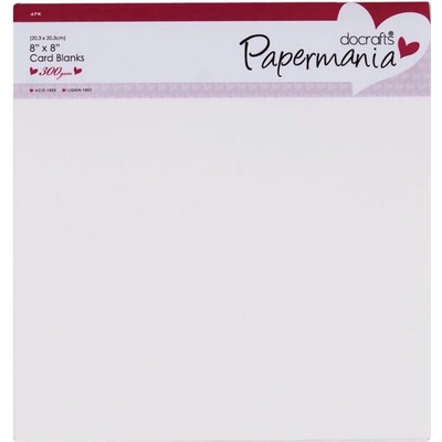 WEST DESIGN West Design 20,3 × 20,3 cm přání a obálky 6 ks (300 g/m2) bílé