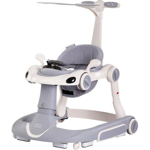 Chipolino Детска проходилка 5 в 1 Chipolino - Happy Walker, сива (PRHW02501GY) - baby Проходилка