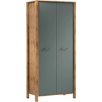 Gala Meble Комод MENTA 90x200x53 см дъб вотан/зелен (GM0049)