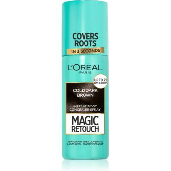 L'Oréal Magic Retouch спрей за мигновено прикриване на израснала коса цвят Cold Dark Brown 75ml