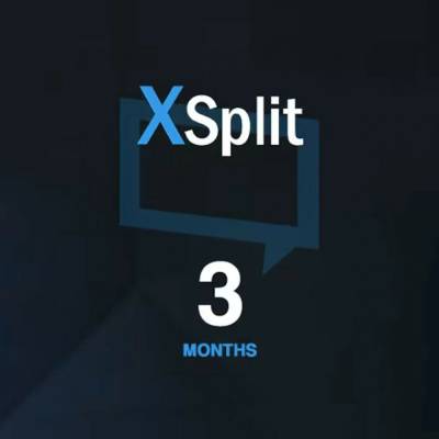 XSplit 3 Months Premium 1 zařízení 3 měsíce Elektronická licence