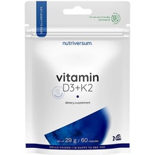 Nutriversum D3 + K2 Vitamin 60 kapslí