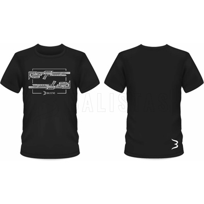 Balistas tričko Slash Tee Black