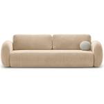 Cosmopolitan Design Бежов кадифен сгъваем/с място за съхранение диван 262 cm Tonale - Cosmopolitan Design (COS_3SF_121_F1_TONALE2)