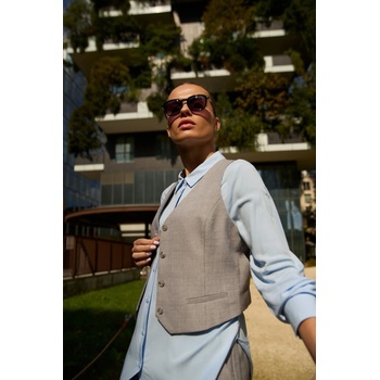 Moodo Елегантна сива жилетка Moodo Moodo | Siv | ЖЕНИ | XS