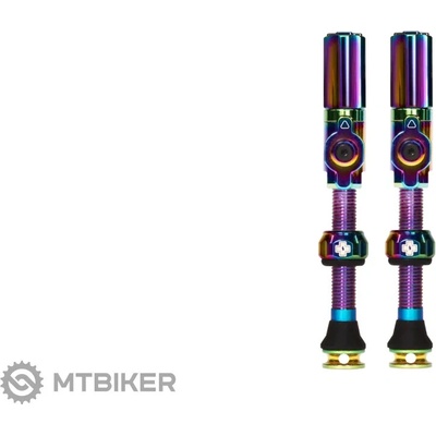 Muc-Off Big Bore Hybrid L bezdušové ventilky, 45 mm, iridescent