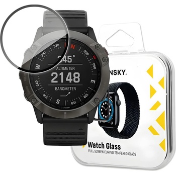 Wozinsky Калъф Wozinsky защитно стъкло за часовници за Garmin Fenix 6 Pro - Черен KP24596