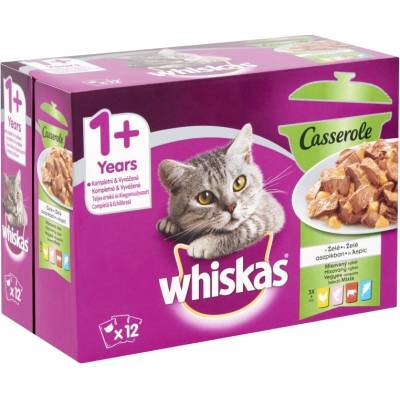 Whiskas Casserole rybací výber 12 x 85 g