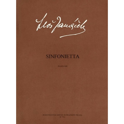 Sinfonietta pre klavír na štyri ruky Leoš Janáček