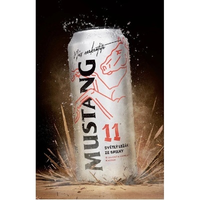Ostravar Mustang 11° 0,5 l (plech)