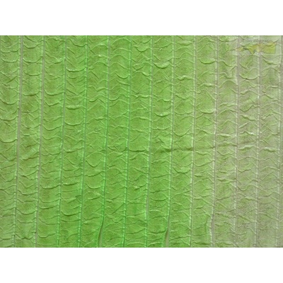 úplet plise zelený s volány