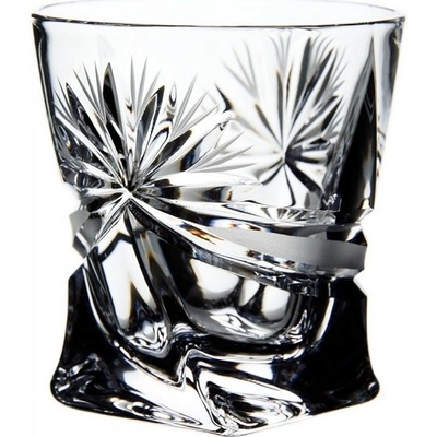 Onte Crystal Broušené skleničky na panáky nízké Mašle 55 ml