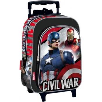 Perona batoh na kolečkách Avengers Civil War černý