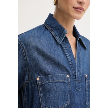 BOSS Orange рокля денимeна C POLO DRESS (50558674)