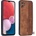 Samsung Galaxy A04e AZNS Удароустойчив Кожен Калъф и Протектор