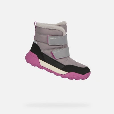 Geox Trekkyup B ABX Grey/ Purple