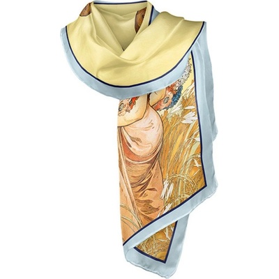 hedvábná šála Summer Alfons Mucha – Zbozi.Blesk.cz