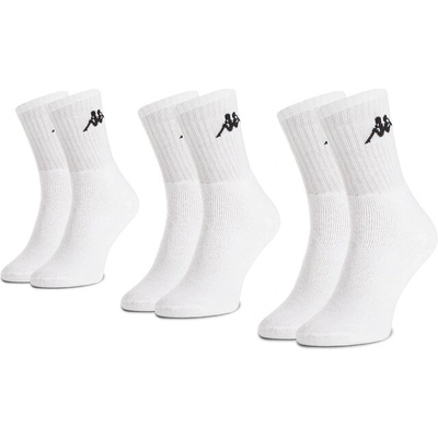 Kappa Комплект 3 чифта дълги чорапи мъжки Kappa 704304 Бял (704304)