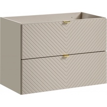 Comad Viva Cashmere skrinka 80x39x57 cm závesná kúpeľňová skrinka pod umývadlo béžová VIVA CASHMERE 82-80-2S