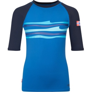 Trollkids Детска ликра Trollkids Kid's Haukland T Lycra - Navy / Glow Blue - размер 104 (EU) (750-1980-0213)
