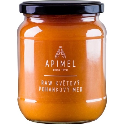 Apimel Raw Kvetový Pohánkový Med 750 g