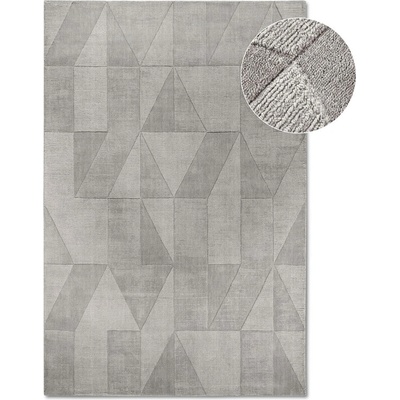 Villeroy&Boch Сив ръчно изработен вълнен килим 80x150 cm Ursule - Villeroy&Boch (106164-80x150)