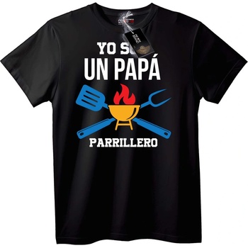 NOONEBRAND Тениска Аз Съм Майстор на Скарата - S, White