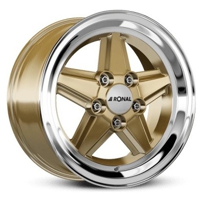 RONAL R9 7x15 5x112 ET23 racing gold polished