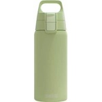 SIGG - Insulated drinking bottle - Thermos bottle Shield Therm One Eco Green - carbonated drinks - leak-proof - dishwasher safe - BPA-free - 90% recycled stainless steel - light green - 0.5L - 6022.20