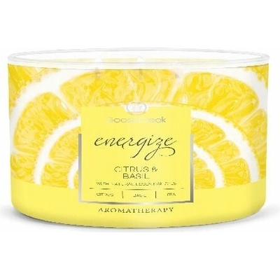 Goose Creek Candle Aromatherapy Citrus & Basil 411 g
